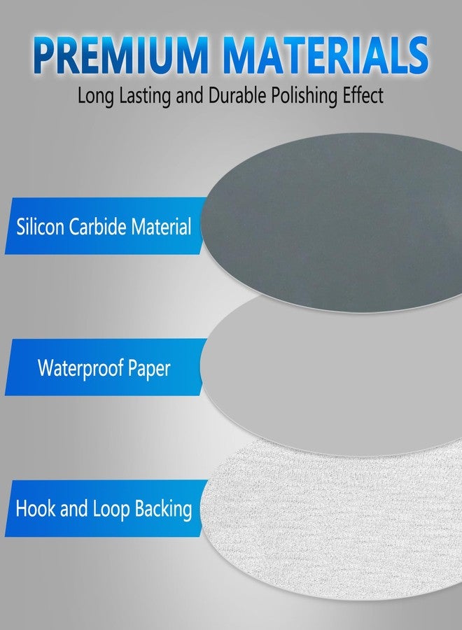 Vibra-TITE 1500 Grit 5 Inch Sanding Discs, VIBRATITE 70 Pieces Hook and Loop Wet Dry Sandpaper Round Sand Paper Pads for Orbital Sander Grinding Polishing Finishing - Image 3